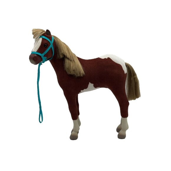 Retired American Girl Paint Filly Foal Horse Pre-Owned Complete -Box Lead Rope - Picture 2 of 10